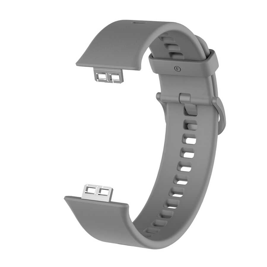 Huawei Watch Fit KRD-43 Silikon Kordon - Gri