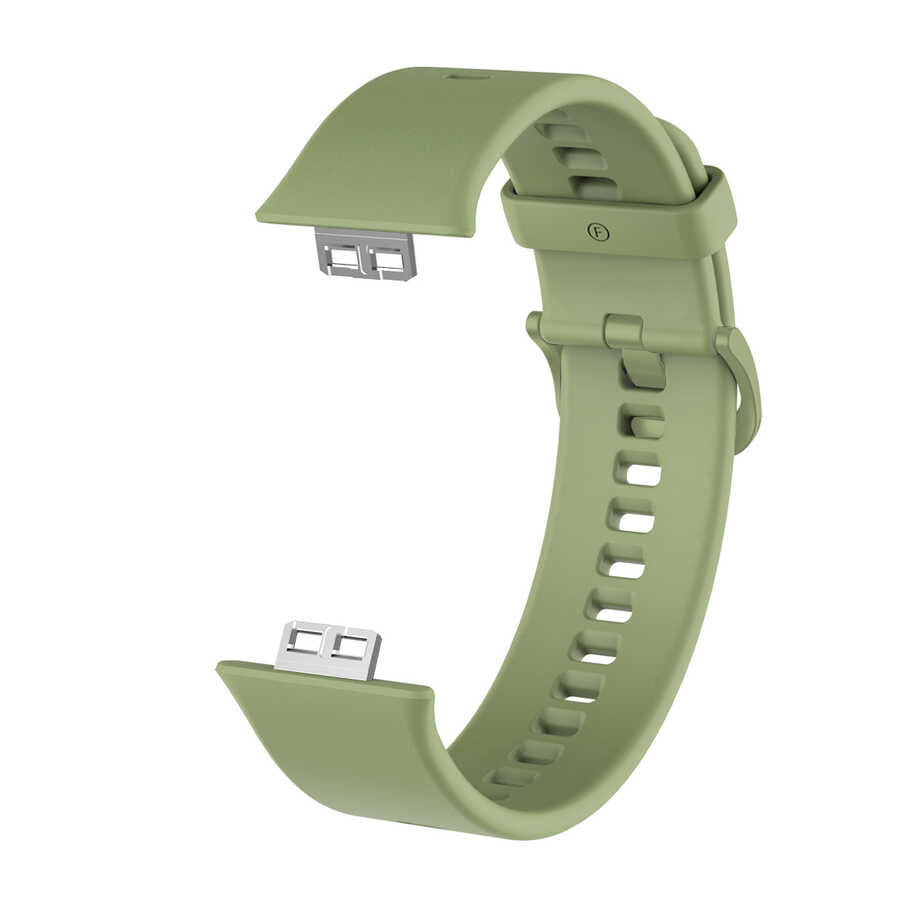 Huawei Watch Fit KRD-43 Silikon Kordon - Açık Yeşil