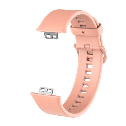 Huawei Watch Fit KRD-43 Silikon Kordon - Pembe Açık