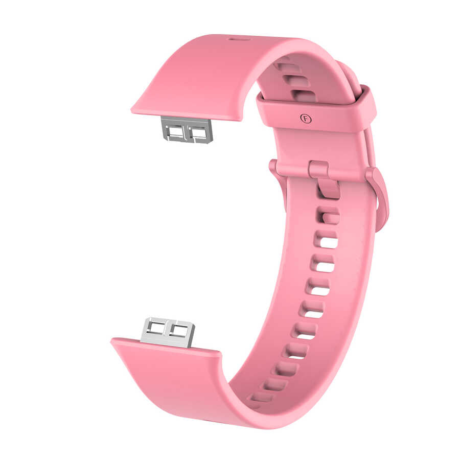 Huawei Watch Fit KRD-43 Silikon Kordon - Pembe