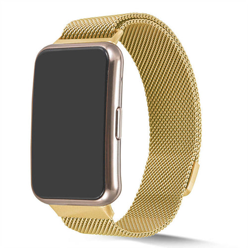 Huawei Watch Fit Zore KRD-01 Metal Kordon - Gold
