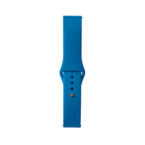 Huawei Watch GT 3 42mm Band Serisi 20mm Klasik Kordon Silikon Strap Kayış - Mavi