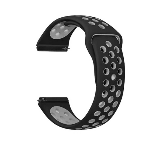 Huawei Watch GT 3 42mm KRD-02 Silikon Kordon - Siyah-Gri