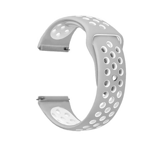 Huawei Watch GT 3 42mm KRD-02 Silikon Kordon - Gümüş-Gri