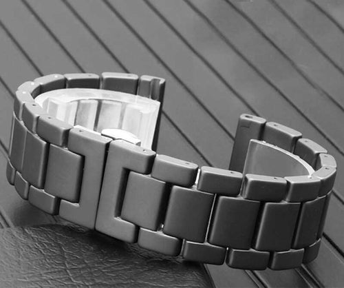 Huawei Watch GT 3 42mm Mat Seramik Metal Kordon - Siyah