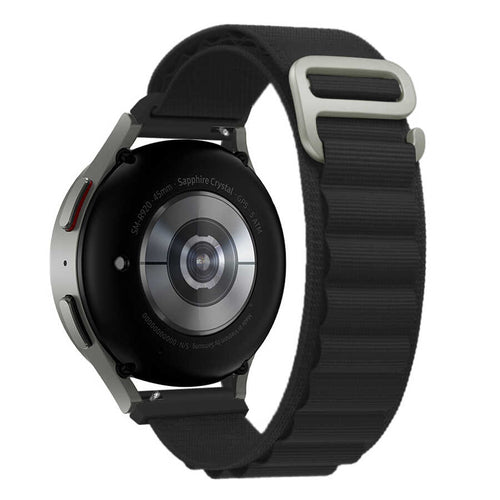 Huawei Watch GT 3 42mm Zore KRD-74 20mm Hasır Kordon - Siyah