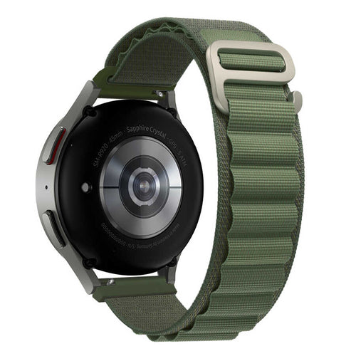 Huawei Watch GT 3 42mm Zore KRD-74 20mm Hasır Kordon - Yeşil