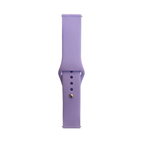 Huawei Watch GT 3 46mm Band Serisi 22mm Klasik Kordon Silikon Strap Kayış - Lila