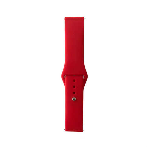Huawei Watch GT 3 46mm Band Serisi 22mm Klasik Kordon Silikon Strap Kayış - Brighr Red