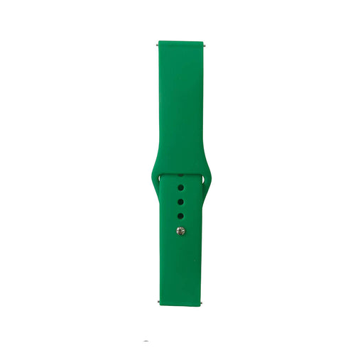Huawei Watch GT 3 46mm Band Serisi 22mm Klasik Kordon Silikon Strap Kayış - Grass Green