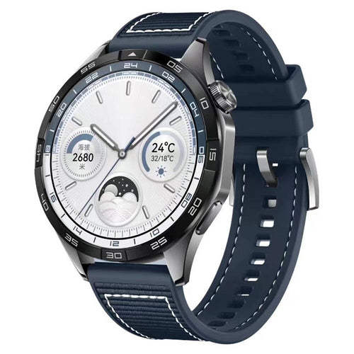 Huawei Watch GT 3 46mm Zore KRD-102 22mm Silikon Kordon - Mavi