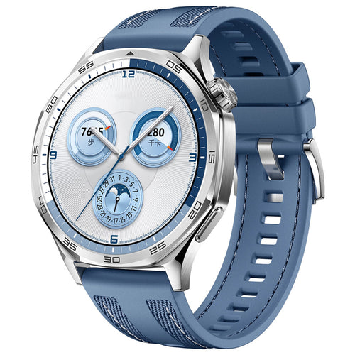 Huawei Watch GT 5 Zore KRD-128 Silikon Kordon - Mavi Açık
