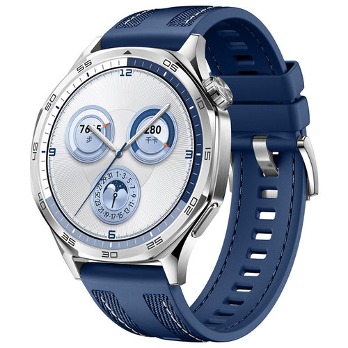 Huawei Watch GT 5 Zore KRD-128 Silikon Kordon - Mavi