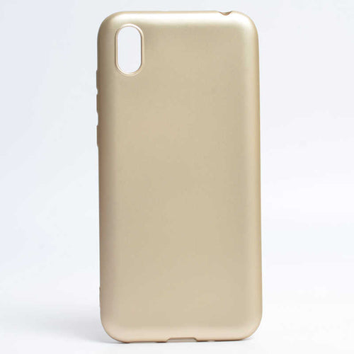 Huawei Y5 2019 Kılıf Zore Premier Silikon Kılıf - Gold
