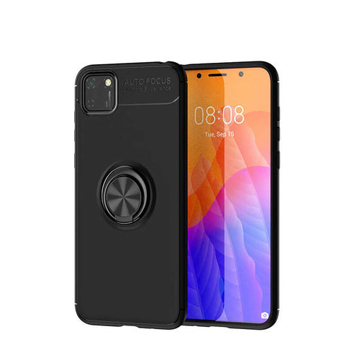 Huawei Y5P Kılıf Zore Ravel Silikon Kılıf - Siyah