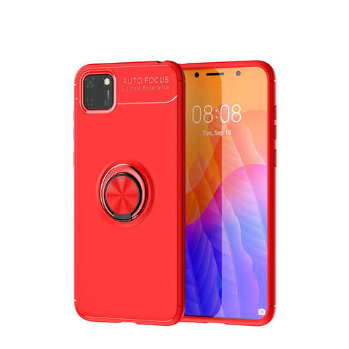 Huawei Y5P Kılıf Zore Ravel Silikon Kılıf - Kırmızı