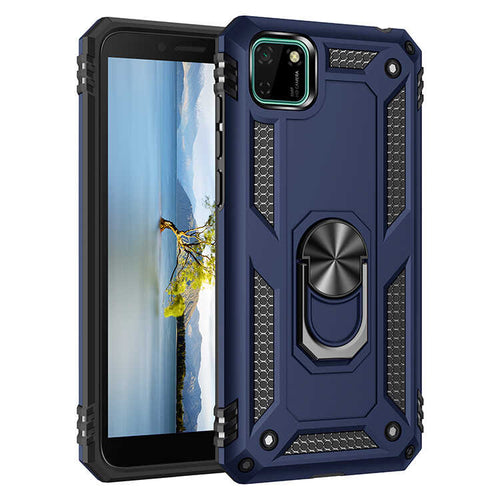 Huawei Y5P Kılıf Zore Vega Kılıf - Mavi