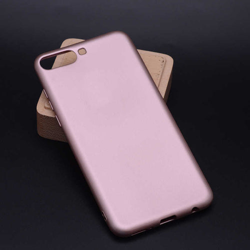 Huawei Y6 2018 Kılıf Zore Premier Silikon Kılıf - Rose Gold