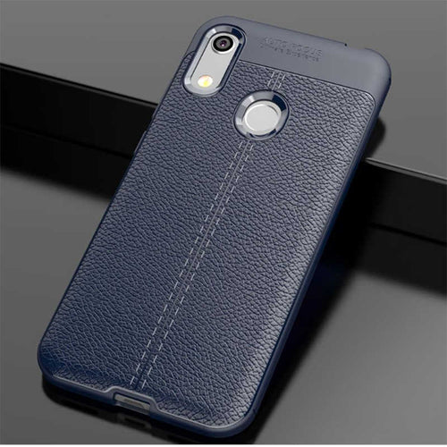 Huawei Y6S 2019 Kılıf Zore Niss Silikon Kılıf - Lacivert