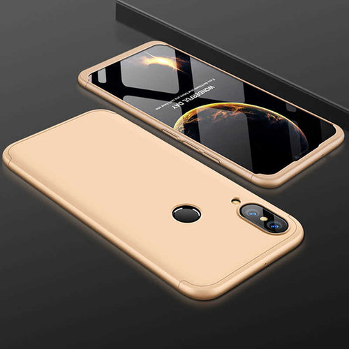 Huawei Y7 Prime 2019 Kılıf Zore Ays Kılıf - Gold