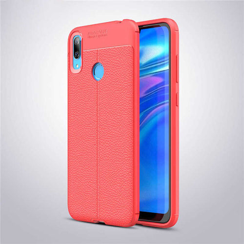 Huawei Y7 Prime 2019 Kılıf Zore Niss Silikon Kılıf - Kırmızı