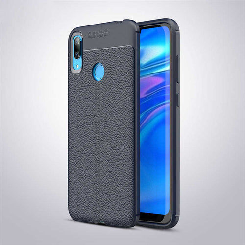 Huawei Y7 Prime 2019 Kılıf Zore Niss Silikon Kılıf - Lacivert