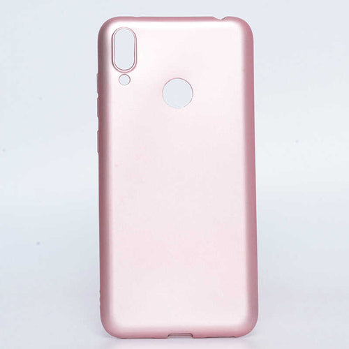 Huawei Y7 Prime 2019 Kılıf Zore Premier Silikon Kılıf - Rose Gold