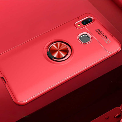 Huawei Y7 Prime 2019 Kılıf Zore Ravel Silikon Kılıf - Kırmızı