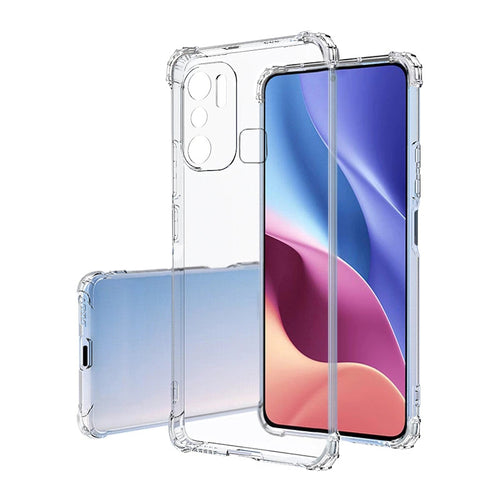 İnfinix Hot 20i Kılıf Zore 2mm Anti Shock Silikon - Renksiz
