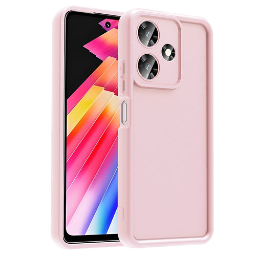 İnfinix Hot 30İ Kılıf Kamera Korumalı Zore Ananas Kılıf - Pembe