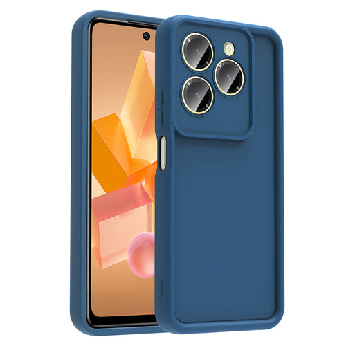 İnfinix Hot 40 Pro Kılıf Kamera Korumalı Zore Ananas Kılıf - Koyu Yeşil