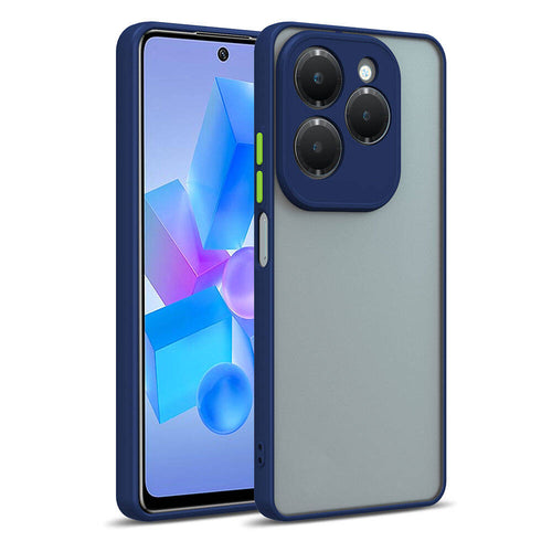 İnfinix Hot 40i Kılıf Zore Hux Kılıf - Lacivert
