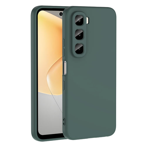 İnfinix Hot 60i 4G Kılıf Zore Mara Lansman Kılıf - Koyu Yeşil