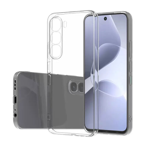 İnfinix Hot 60i Kılıf Zore Süper Silikon Kılıf - Şeffaf