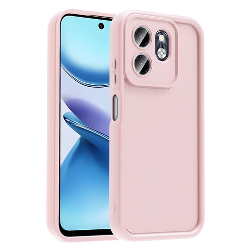 İnfinix Smart 9 Kılıf Kamera Korumalı Zore Ananas Kılıf - Pembe