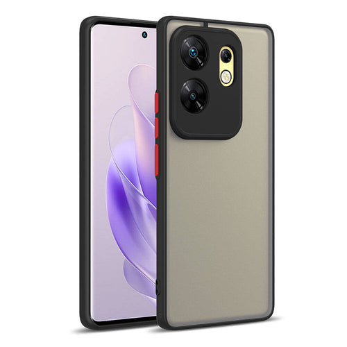İnfinix Zero 30 4G Kılıf Zore Hux Kılıf - Siyah