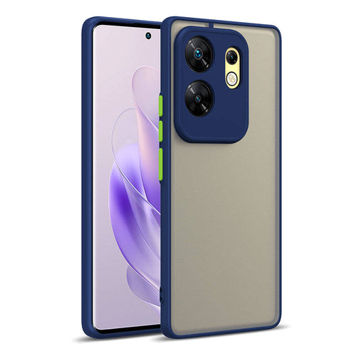 İnfinix Zero 30 4G Kılıf Zore Hux Kılıf - Lacivert