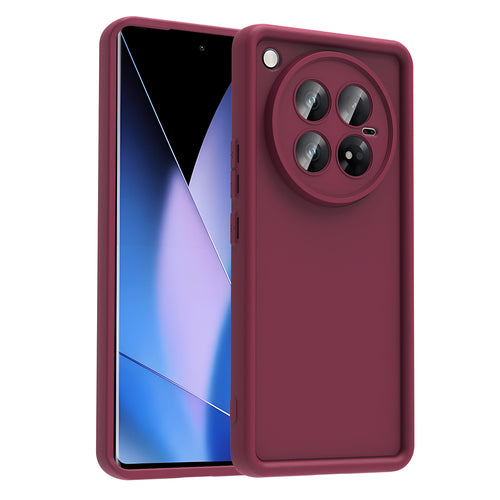 İnfinix Zero 40 5G Kılıf Kamera Korumalı Zore Ananas Kılıf - Mürdüm
