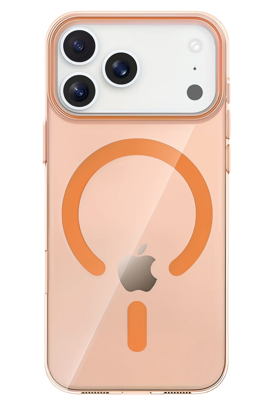 Joko Apple iPhone 17 Pro Max PC Blank Magsafe Kapak - Turuncu