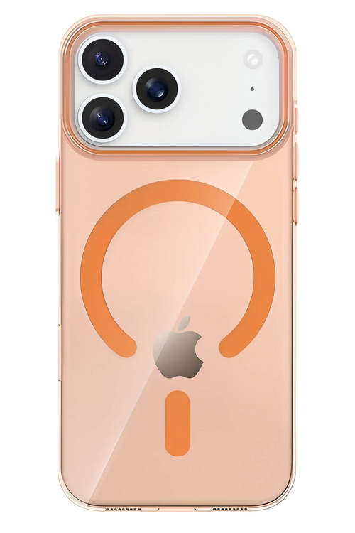 Joko Apple iPhone 17 Pro PC Blank Magsafe Kapak - Turuncu