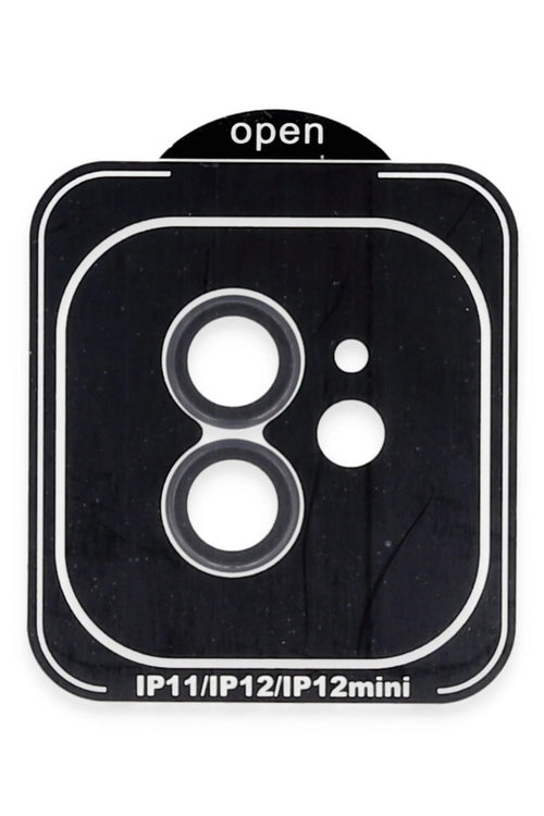 Joko Apple iPhone 11 PVD Metal Kamera Lens - Siyah