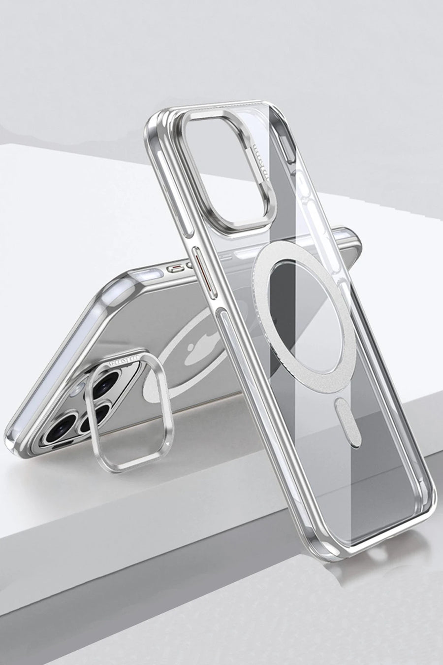 Joko Apple iPhone 15 Drop Magsafe Kapak - Gümüş