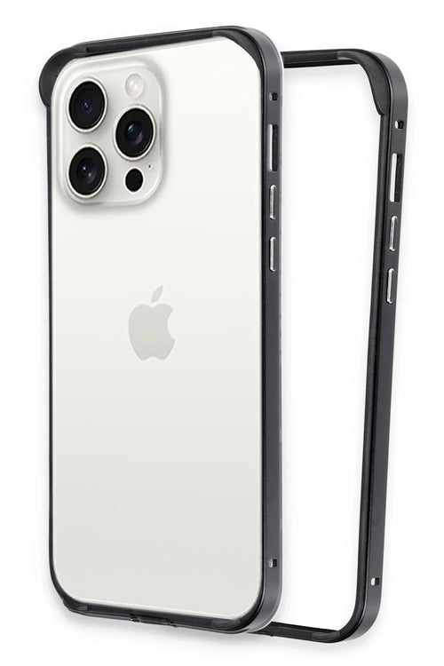 Joko Apple iPhone 15 Pro Max Land Bumper Koruma Kapak - Siyah