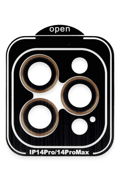 Joko Apple iPhone 15 Pro Max PVD Metal Kamera Lens - Turuncu