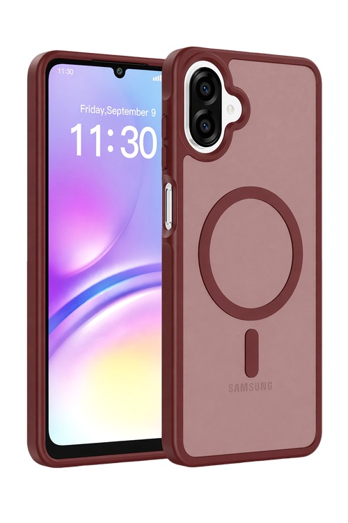 Joko Samsung Galaxy A07 4G Jota Magsafe Kapak - Bordo