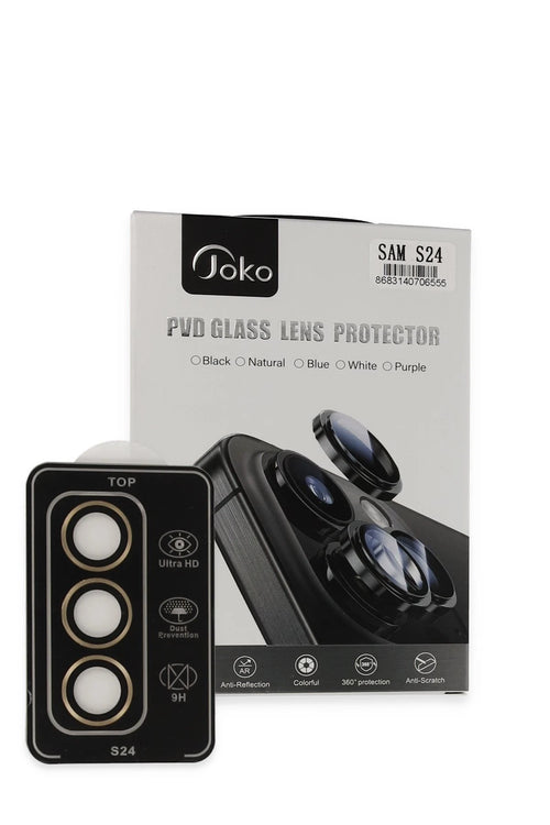 Joko Samsung Galaxy S24 PVD Metal Kamera Lens - Gold