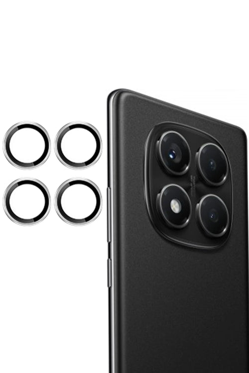Joko Xiaomi Redmi Note 14 Pro 4G PVD Metal Kamera Lens - Gümüş