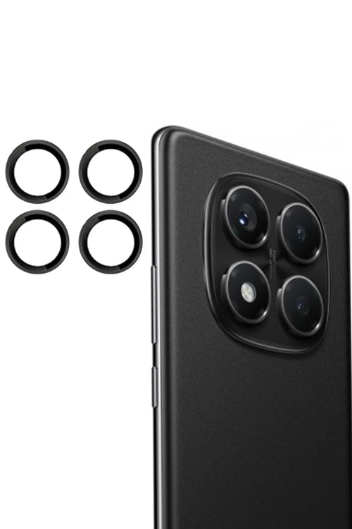 Joko Xiaomi Redmi Note 14 Pro 4G PVD Metal Kamera Lens - Siyah