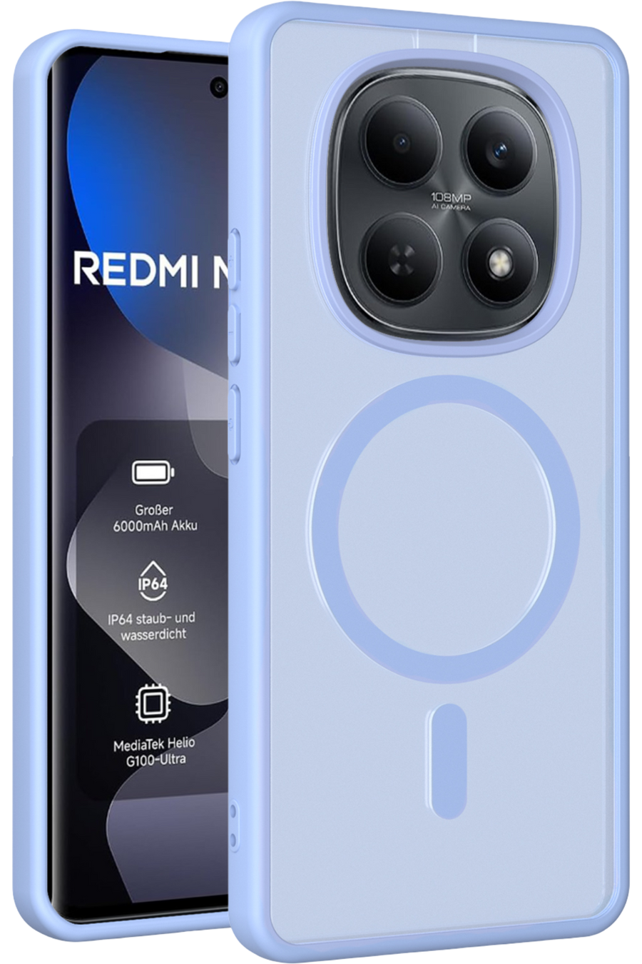 Joko Xiaomi Redmi Note 15 Pro Plus 5G Jota Magsafe Kapak - Açık Mavi