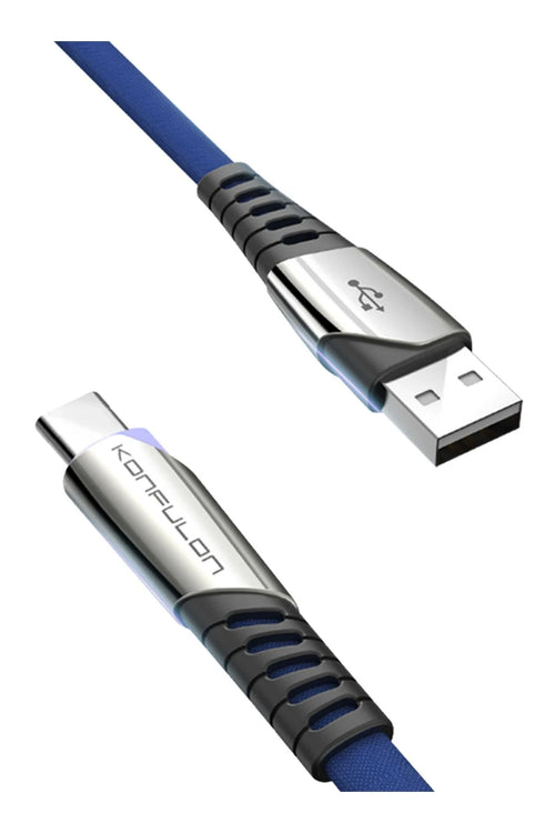 Konfulon DC18 Type-C Kablo 1M 5A - Mavi